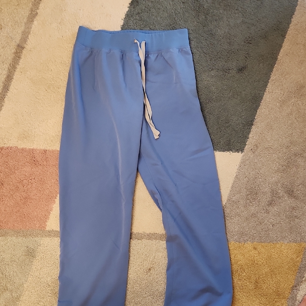 Figs Light Blue Relaxed Pants